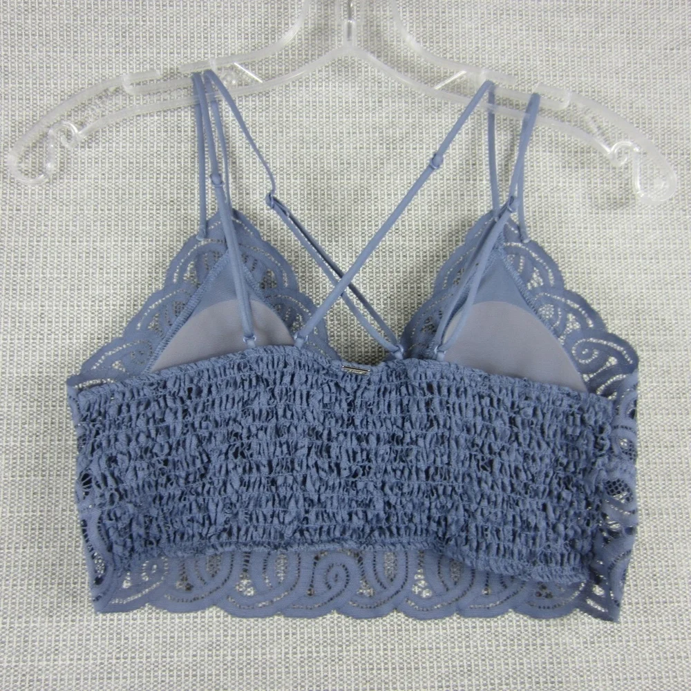PINK Victoria's Secret Lace Bralette in Blue - Picture 4 of 4